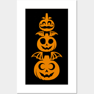 Vampire Pumpkin Trio Posters and Art